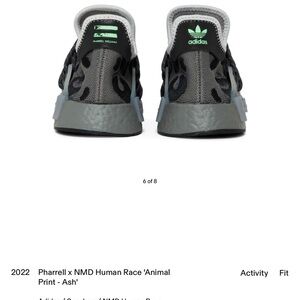 Pharrell x Adidas Animal Print Shoe 10.5 Men’s